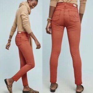 AG Anthropologie High Rise Abbey Ankle Jeans